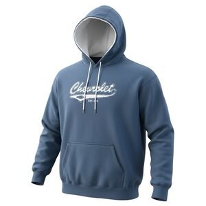 Kenpo Hoodie Men's XXL Chevrolet Navy Pullover Sweatshirt Soft Heavy